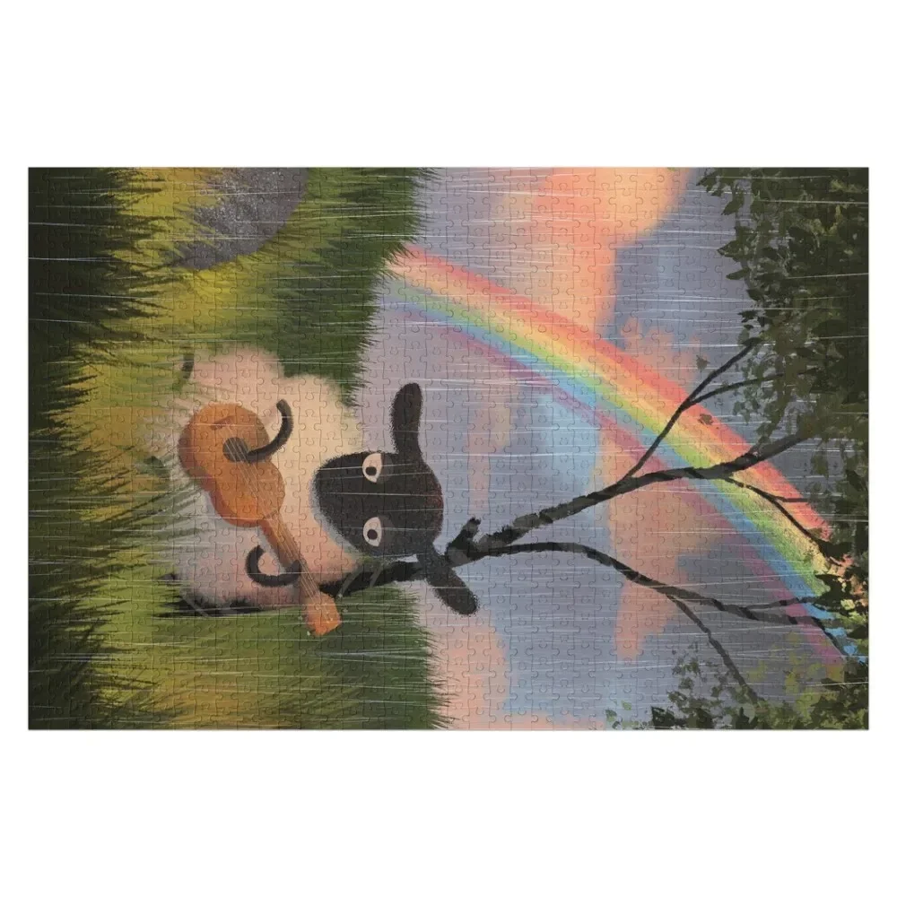 

Sheep Playing Guitar Jigsaw Puzzle Customs With Photo Personalized Gift Wooden Jigsaws For Adults With Photo Puzzle