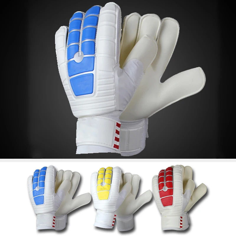 

2022 Professional Soccer Goalkeepers Glvoes Latex Finger Protection Non-Slip Men Football Gloves futebol futbol luva de goleiro