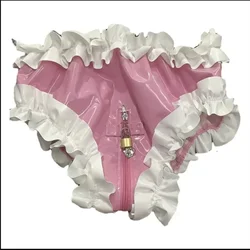 Multicolor Fashion Adult Giant Baby Sexy Girl Pink PVC Lining Sissy Role Play Makeup Ball Maid Crossdressing Gothic