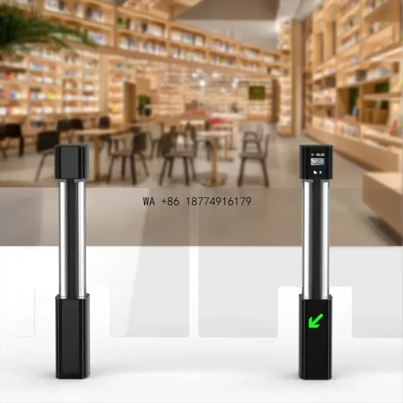 wmwmnu Exquisite Security Ultra Quiet Flap Turnstile Gate 3D Entrance Access Control System RFID Reader & QR Code forOEM