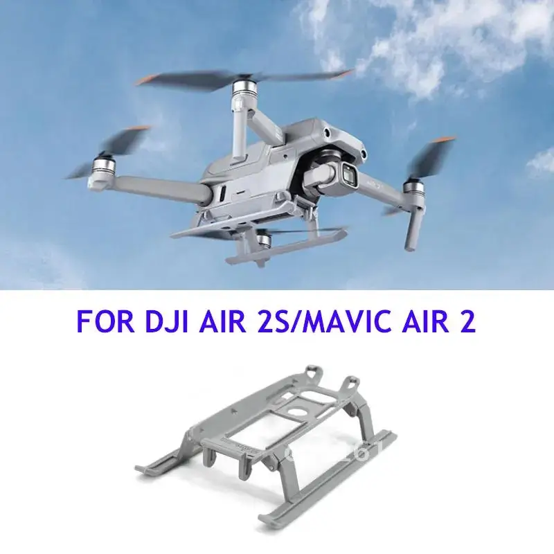 Per DJI Air 2S Landing Gear Kit di atterraggio per carrello di atterraggio ad espansione pieghevole per DJI Mini 2/Mavic Mini/SE/Air 2 accessori per droni