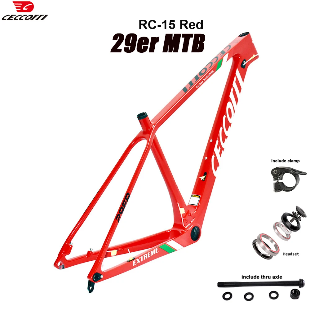 

Усиленная карбоновая рама MTB 29er, рама для горного велосипеда от марки CECCOTTI, велосипедные рамы 142/148*12 мм, квадро mtb 29