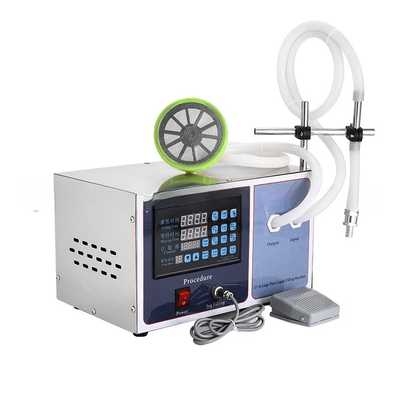 Single head diaphragm pump liquid filling machine 17A semi-automatic laundry detergent gel liquid filling