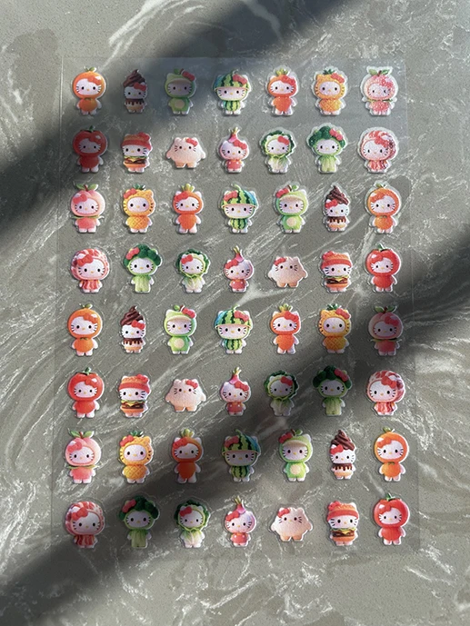 

1 шт. Мультяшные милые водонепроницаемые наклейки Hello Kitty для багажа, стикеры Kawaii Melody для скрапбукинга, ежедневников, бутылок, подарки на день рождения