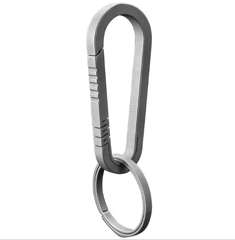 New Top Titanium Key Ring Titanium Alloy Car Key Chain Outdoor Small Tool Car Keychian Accessories K3136 - Image 6
