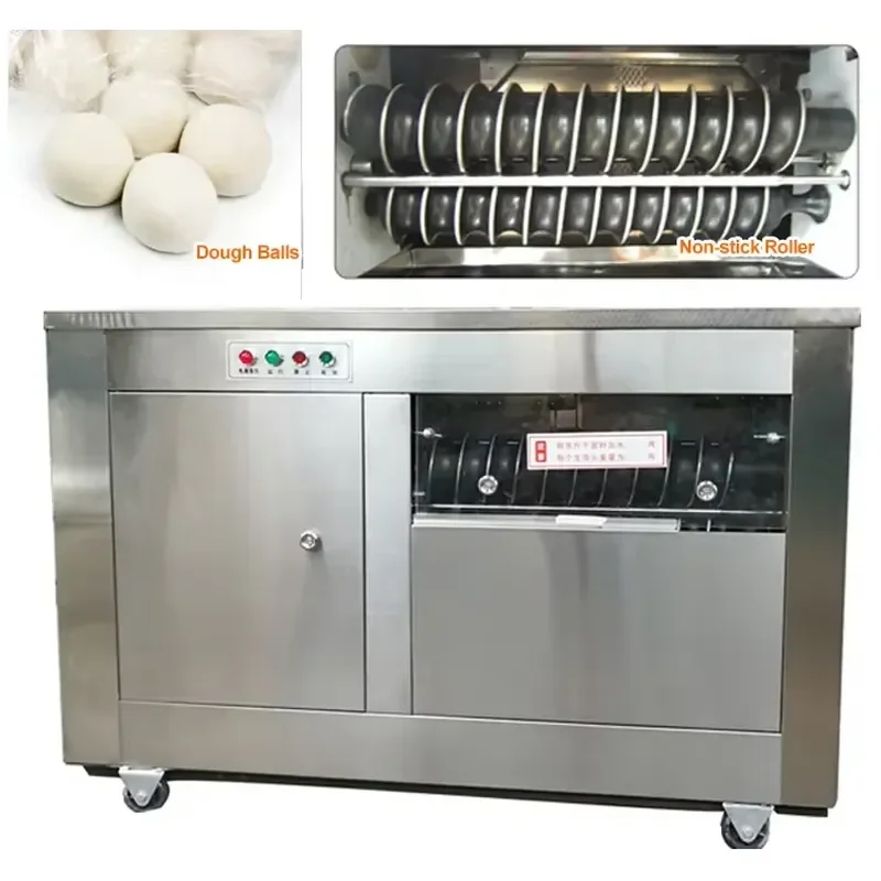 Automatic Dough Ball Making Machine / Pizza Dough Divider Rounder / Bread Dough Cutter