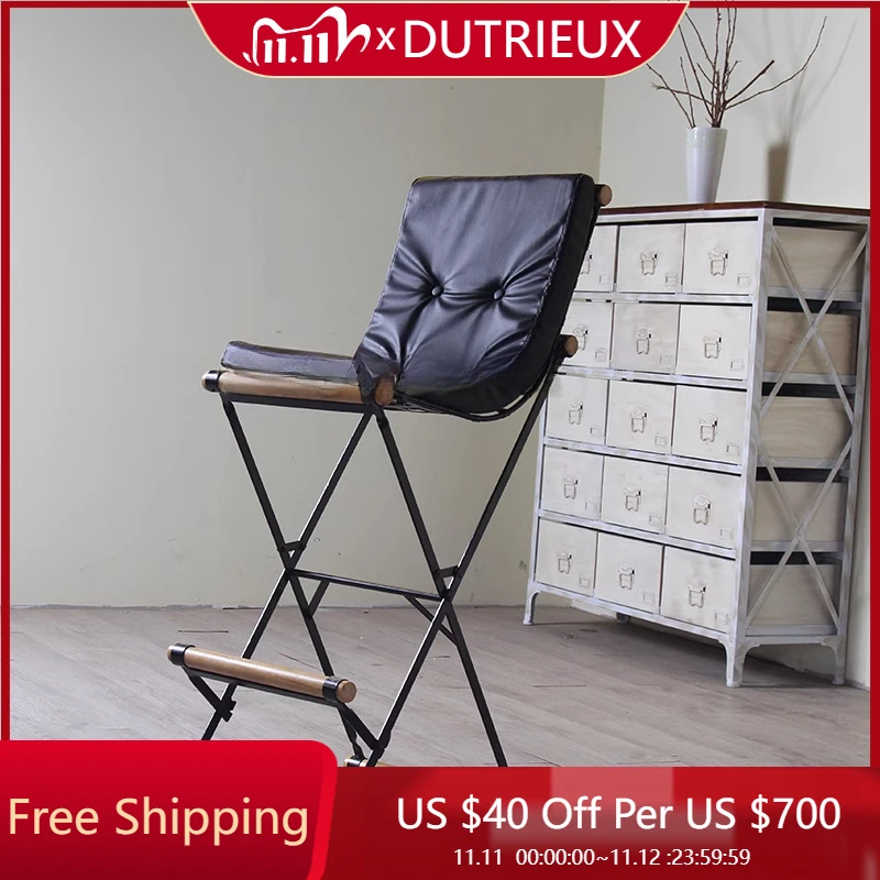 

Nordic Aesthetic Bar Chairs Comfortable Design Relaxing Ergonomic Barstools Minimalist Sillas Para Comedor Lounge Furniture