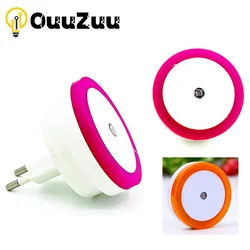 OuuZuu Sensor Night Light Saving LED Sensor Night Lamp Smart Dusk to Dawn Sensor Lamps Nightlight per camere da letto wc corridoi