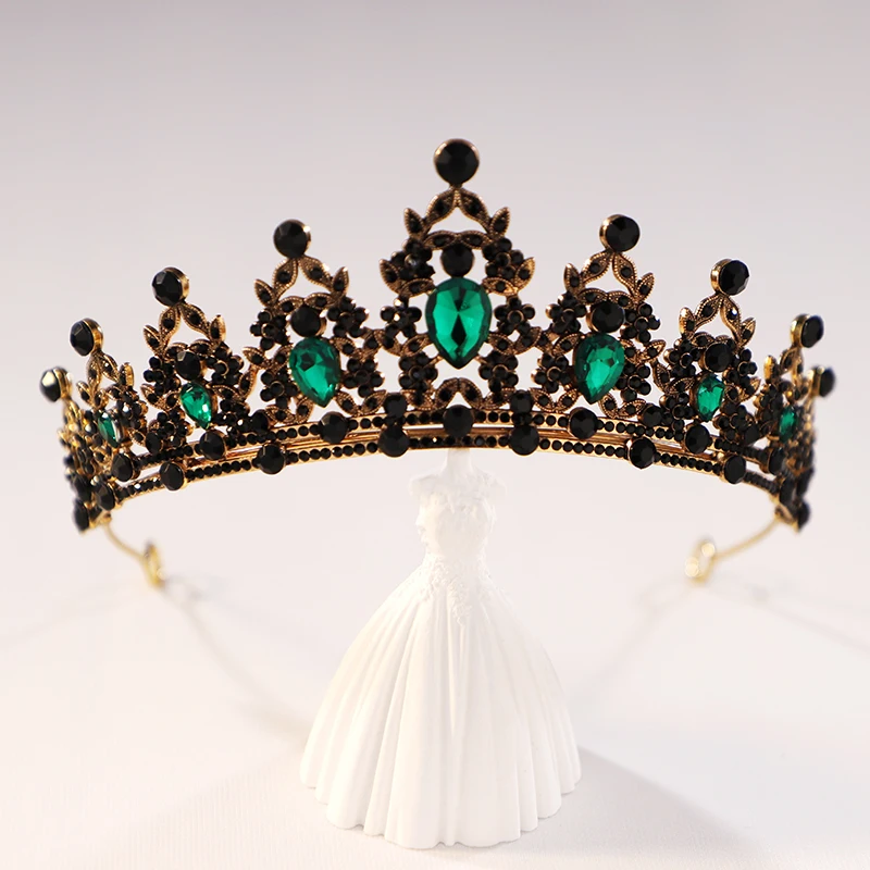 Itacazzo Bridal Headwear Full Of Baroque Atmosphere Mysterious Attractive Ladies' Birthday Party Tiaras