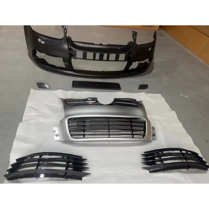 

Передний бампер в сборе для Volkswagen vw Golf 5, модифицированный к R32, комплект кузова автомобиля, неокрашенный бампер с объемным звуком