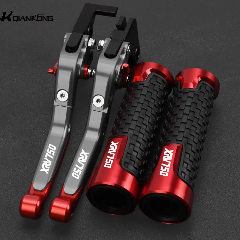 FOR HONDA XRV750L-Y AFRICATWIN XRV 750 1990-2003 2002 2001 2000 1999 1998 97 Motorcycle Ajustable Brake Clutch Levers Hand Grips