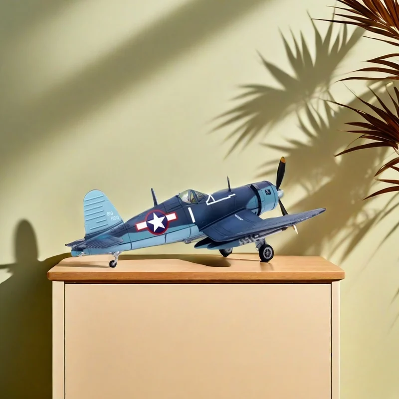 1/72 Scale 14619LA U.S. F4U-1 Pirate Combat Aircraft VF-17 Squadron Militarized Combat Plane Finished Model Collection Toy Gift