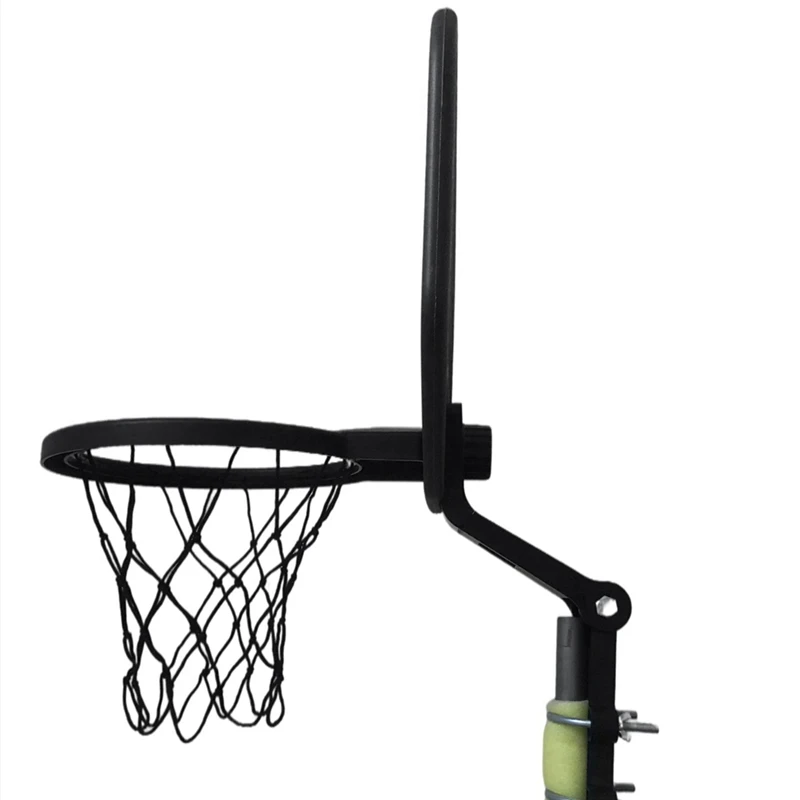 Trampoline Basketball Hoop, Basketball Hoop For Trampoline With Ball And Pump, For Straight And Curved Pole Trampoline Durable