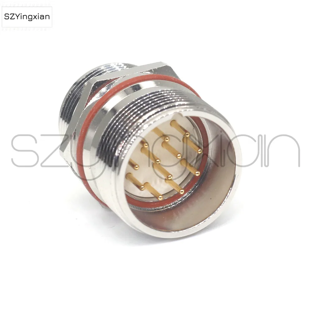 Heidenhain Encoder Connector M23 Threaded Circular Connector 12 Pin Signal Line Plug Socket