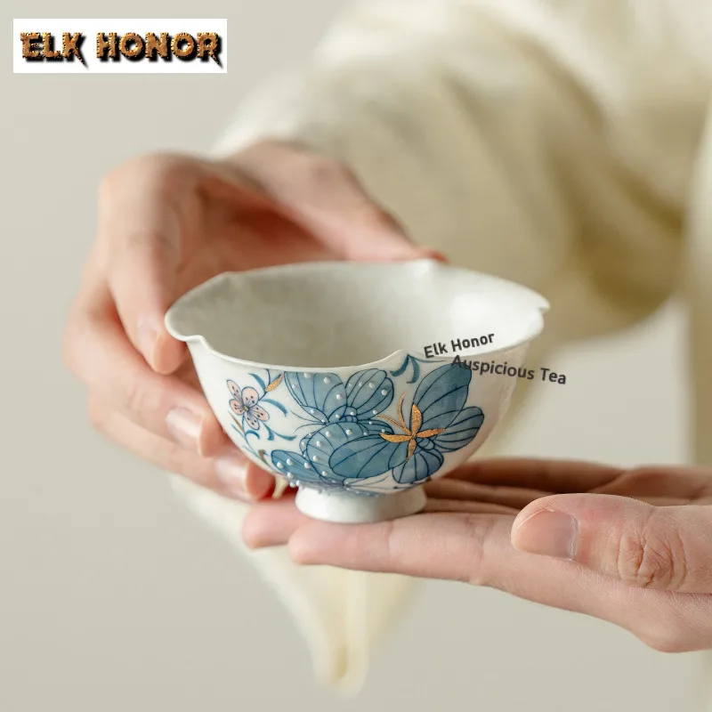 

90 мл ручная работа с бабочками Yanyu, бутиковая чайная чашка, чашка для чая, чайная чашка с ароматом, чашки Jianzhan Master, принадлежности для напитков