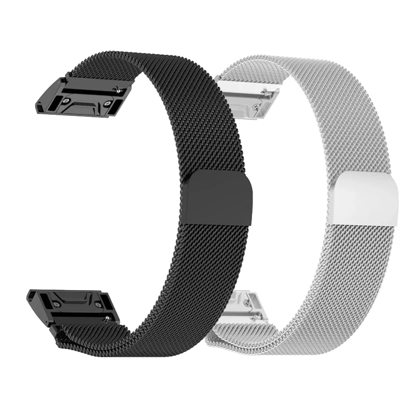 Quick fit Strap For Garmin Fenix E 47mm Metal Bracelet For Garmin Fenix 7 6 5 Magnetic Watchband Garmin fenix 8 47mm Wristband