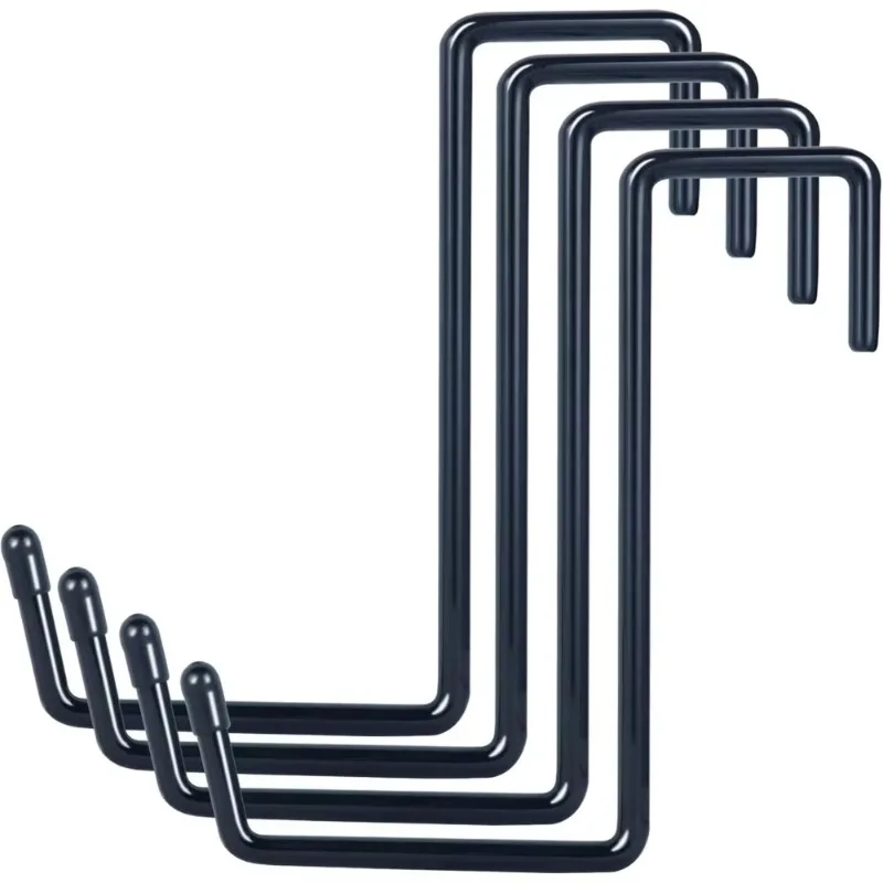 New S-Hooks Garage Hooks 1/3/6/9Pcs Heavy Duty Large No Drilling Required Ladder