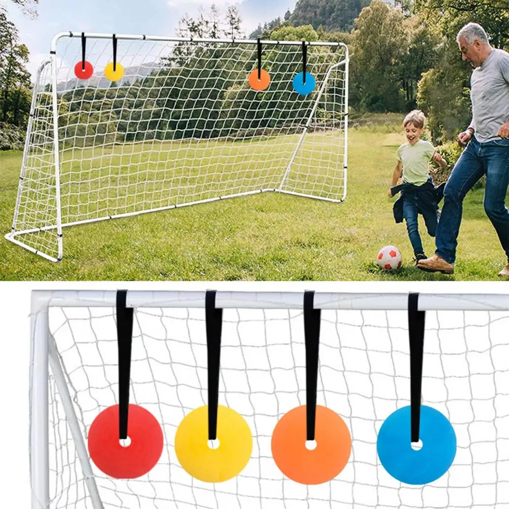 Football Target Disc Set Sports Training Disc Set Football Training Target Discs with Adjustable Rope for Improving for Soccer