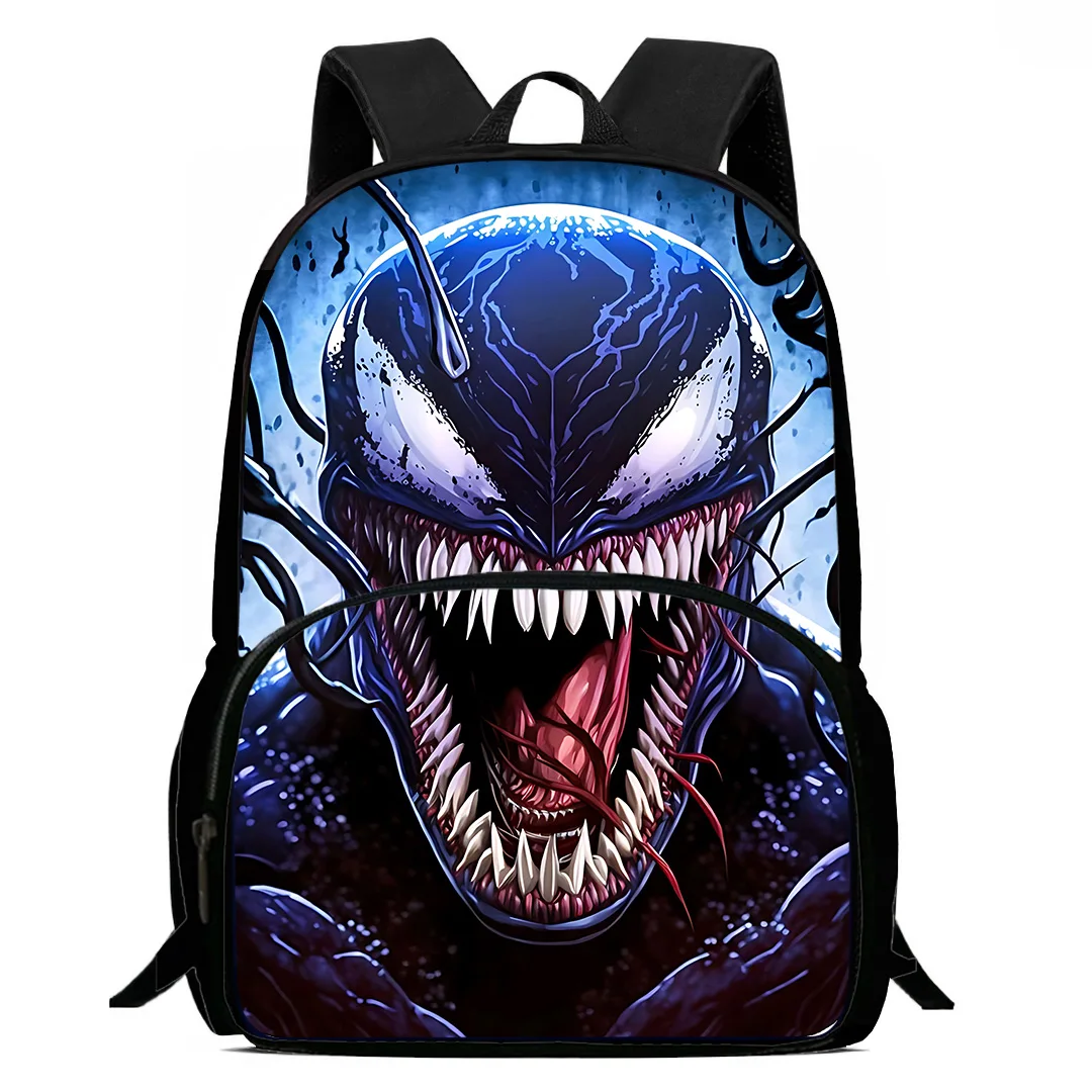 Venom Kids Backpacks Boys and Girls Student Birthday Gift Child School Bags Large Capacity Camping Durable Rucksack