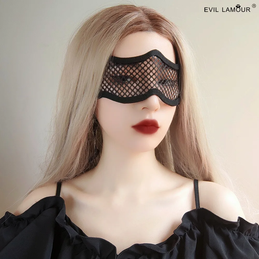 

Halloween women's half-face black sexy mesh mask masquerade dance performance eye mask