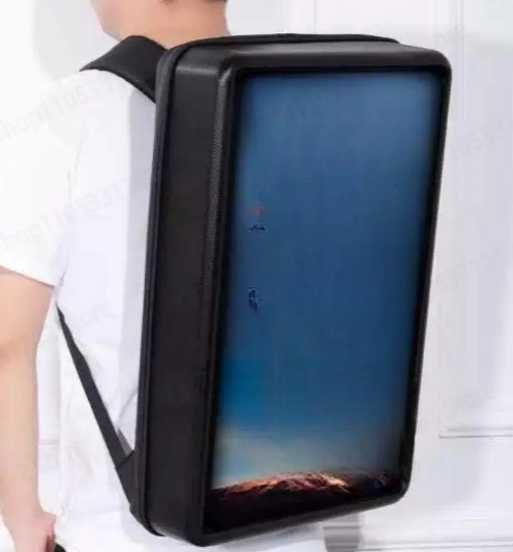 21.5 Inch Wall Mount Advertising Player Backpack Media Player Timer Picture Display Information Terminal
