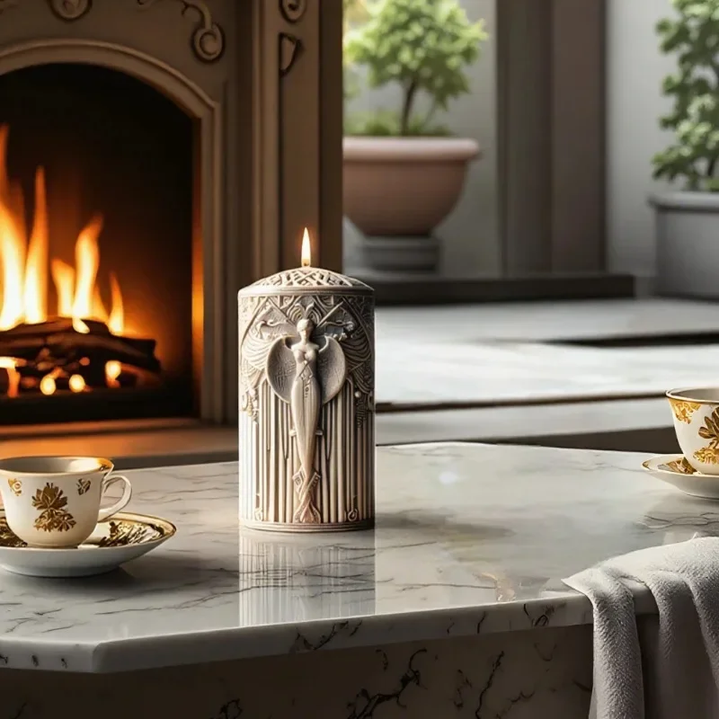 Statue de déesse sans bras, moule en Silicone, bricolage, Portrait artistique, modélisation, plâtre, résine, moules à bougies pour la fabrication de bougies, fournitures