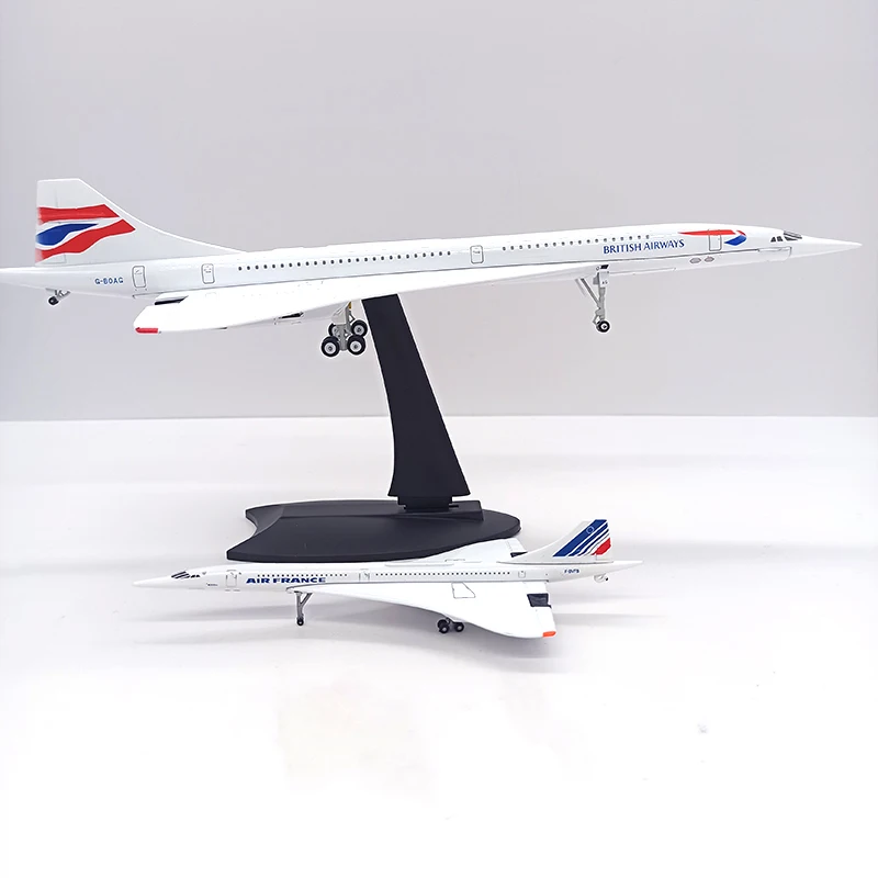 1:200コンコルド飛行機モデルエアフランス超音速旅客機静的表示30