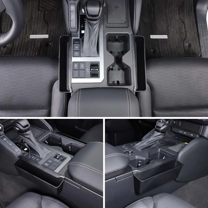 

For Toyota Prado 2024/J250 style storage box on both sides of gear, storage box on both sides of gear, storage box accessories