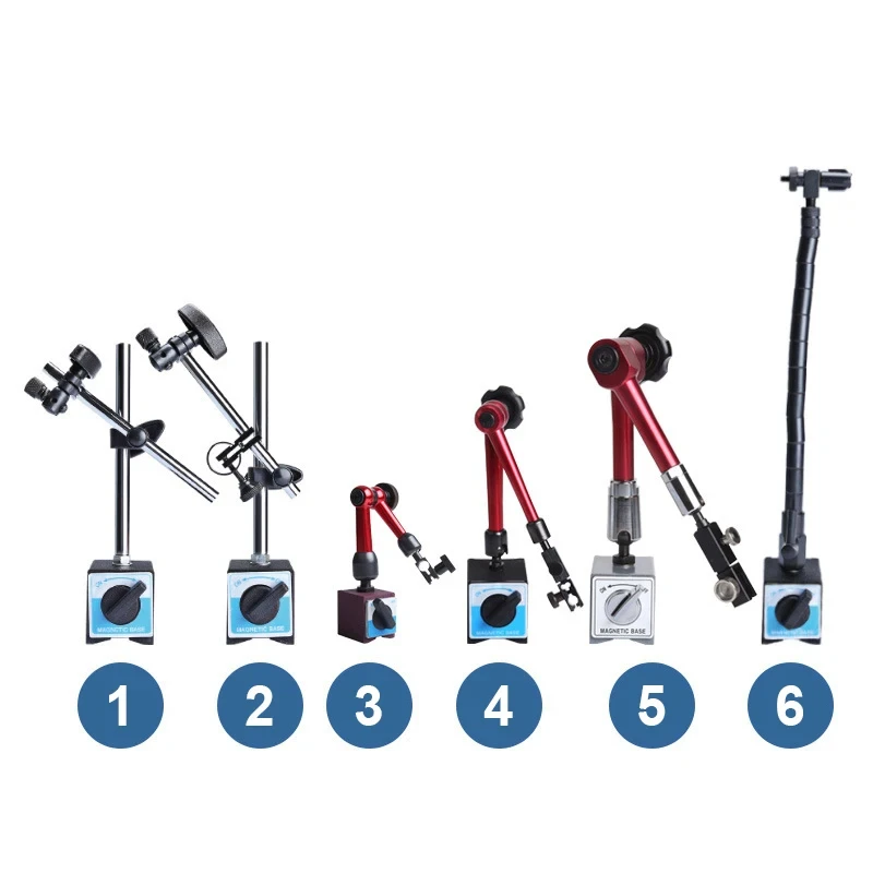 Magnetic Base with Fine Adjustment Universal Large Dial Test Indicator Gauge Magnetic Stand Holder For Equipment Calibration