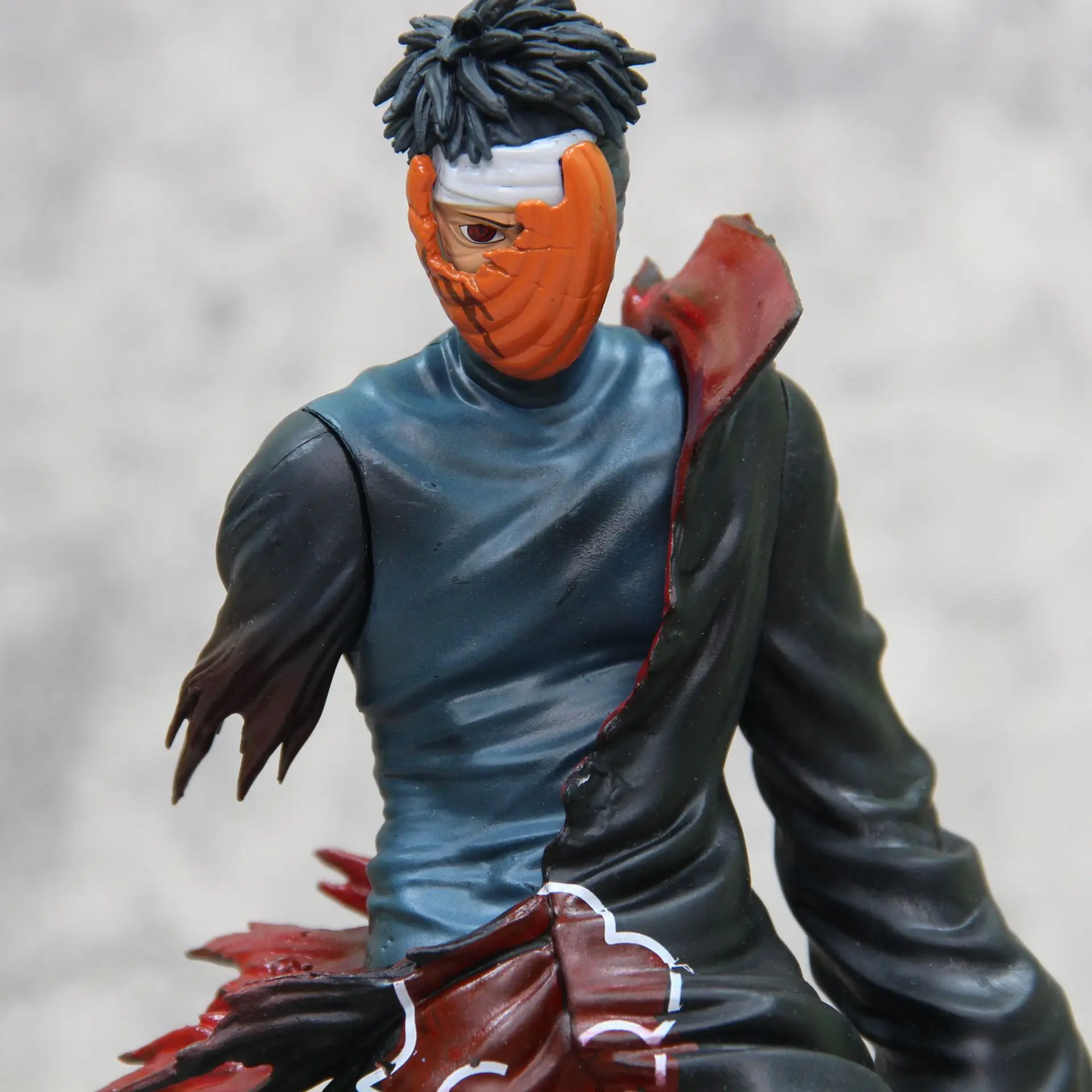 34 cm Neue Naruto Anime Figur Uchiha Obito Umfang PVC Modell Szene Statue Desktop Dekoration Ornamente Kinder Geburtstag Geschenke Spielzeug