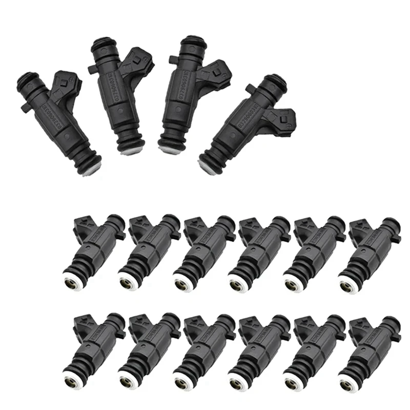 16 Pcs Car Parts Fuel Nozzle 12 Holes 0280156403 For VW Golf Polo Saveiro Voyage Cross Fox 1.6 032906031R