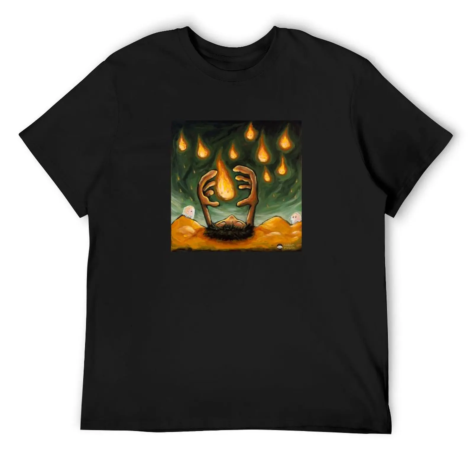 

Burning Up... T-Shirt anime t shirts Aesthetic clothing customs design your own mens big and tall t shirts