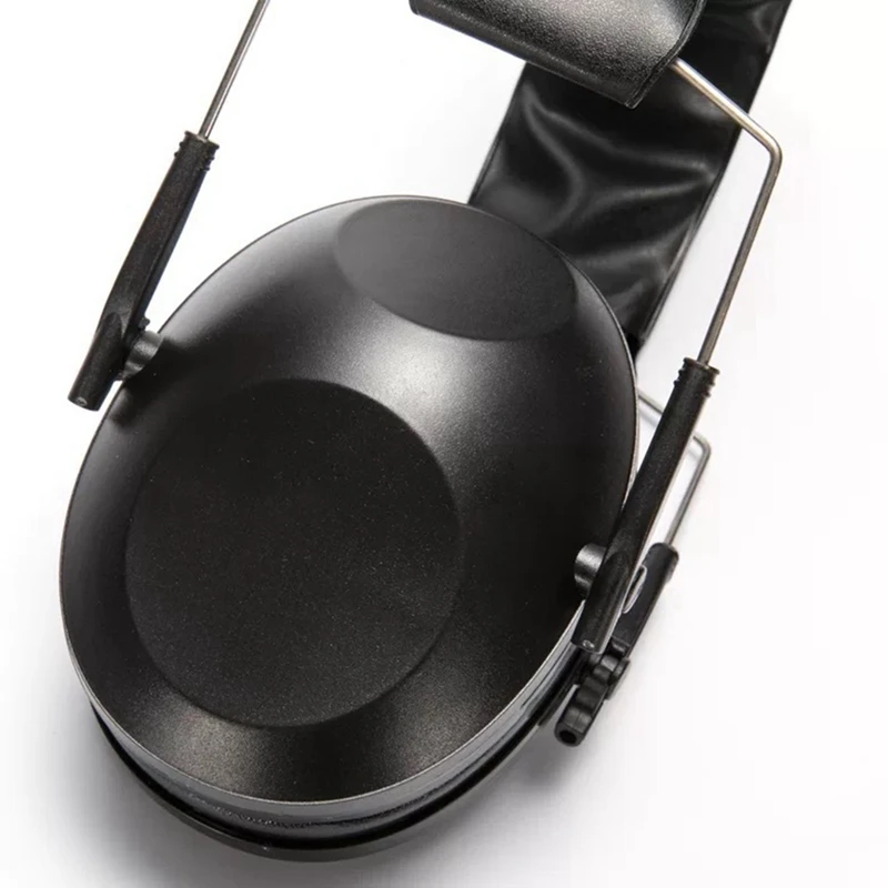 Tactical Headset Labor Protection Industrial Head Mounted Earmuffs Sleep Sound Insulation Earmuffs Black