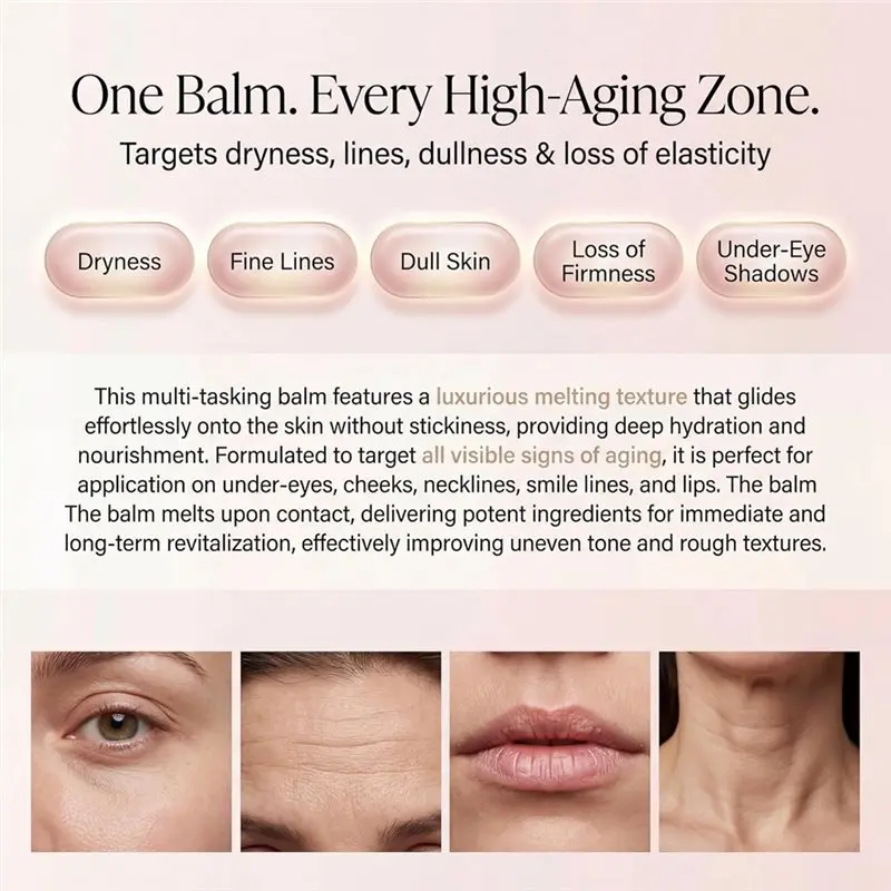ABIT For Face& Body Hydrating Wrinkle Balm Stick PDRN Pink Collagen Volume Multi Balm, Collagen Plumping Stick