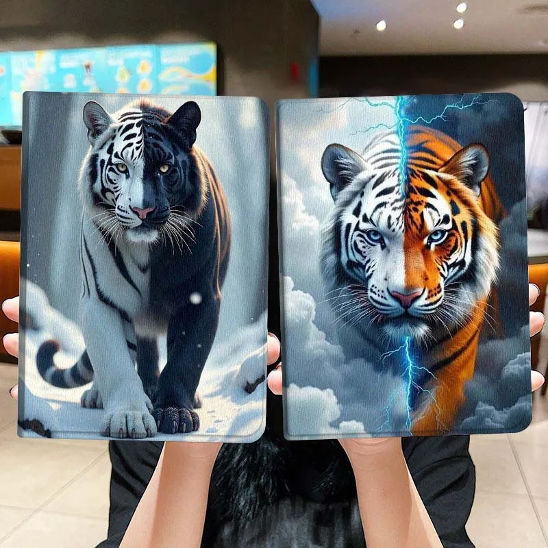 

Cool Tiger Lightning Cloud For Honor Pad 8 V8 9 GT MagicPad 13 3 2 Tab MatePad Pro Air 12 X 12.6 Foldable Tablet Case Gift