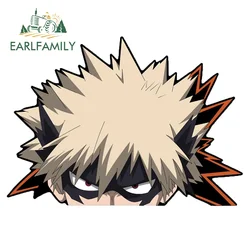 EARLFAMILY 13cm For Anime Cartoon Bakugo Peeker Car Stickers Creative Decal Vinyl Material Funny Decals Car Accessories Decor