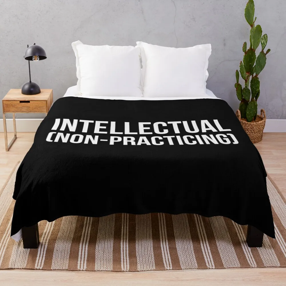 intellectual (non-practicing) Throw Blanket Luxury Thicken Vintage Soft Big Blankets