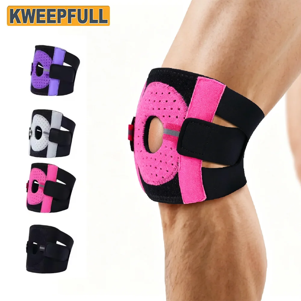 

1PC Patella Knee Guard Compression Support Sleeve, Breathable Knee Brace for Women Men, Knee Arthritis Pain Relief Sports