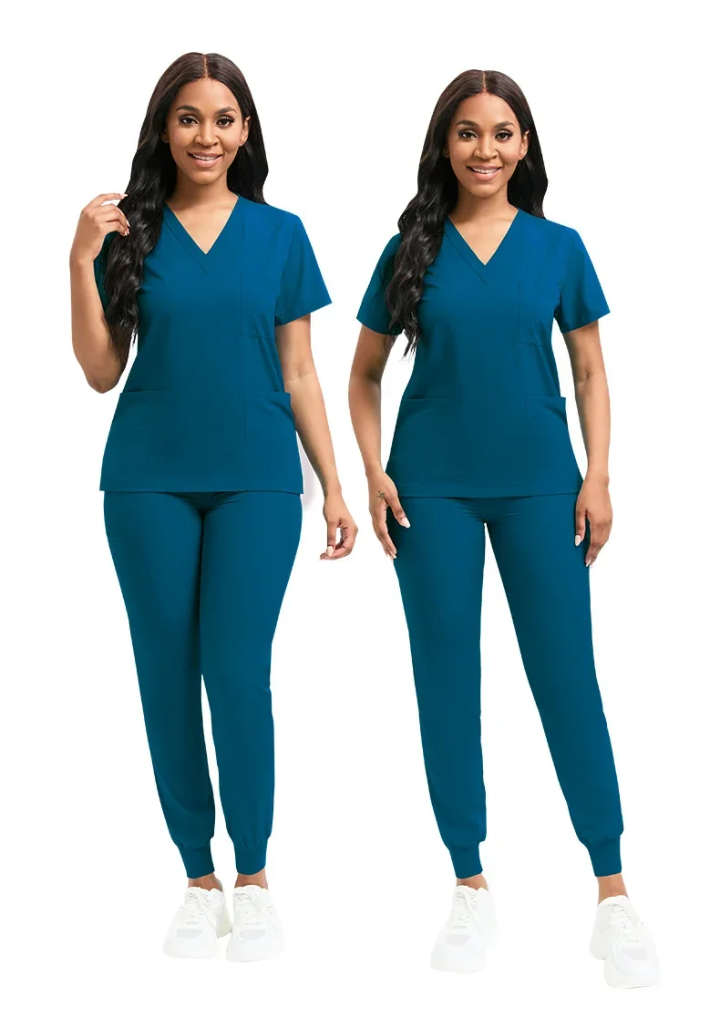 Hospital Medical Uniforms Women Scrubs Sets Surgical Gowns Nurses Accessories Dental Clinic Beauty Salon Spa Workwear Clothes