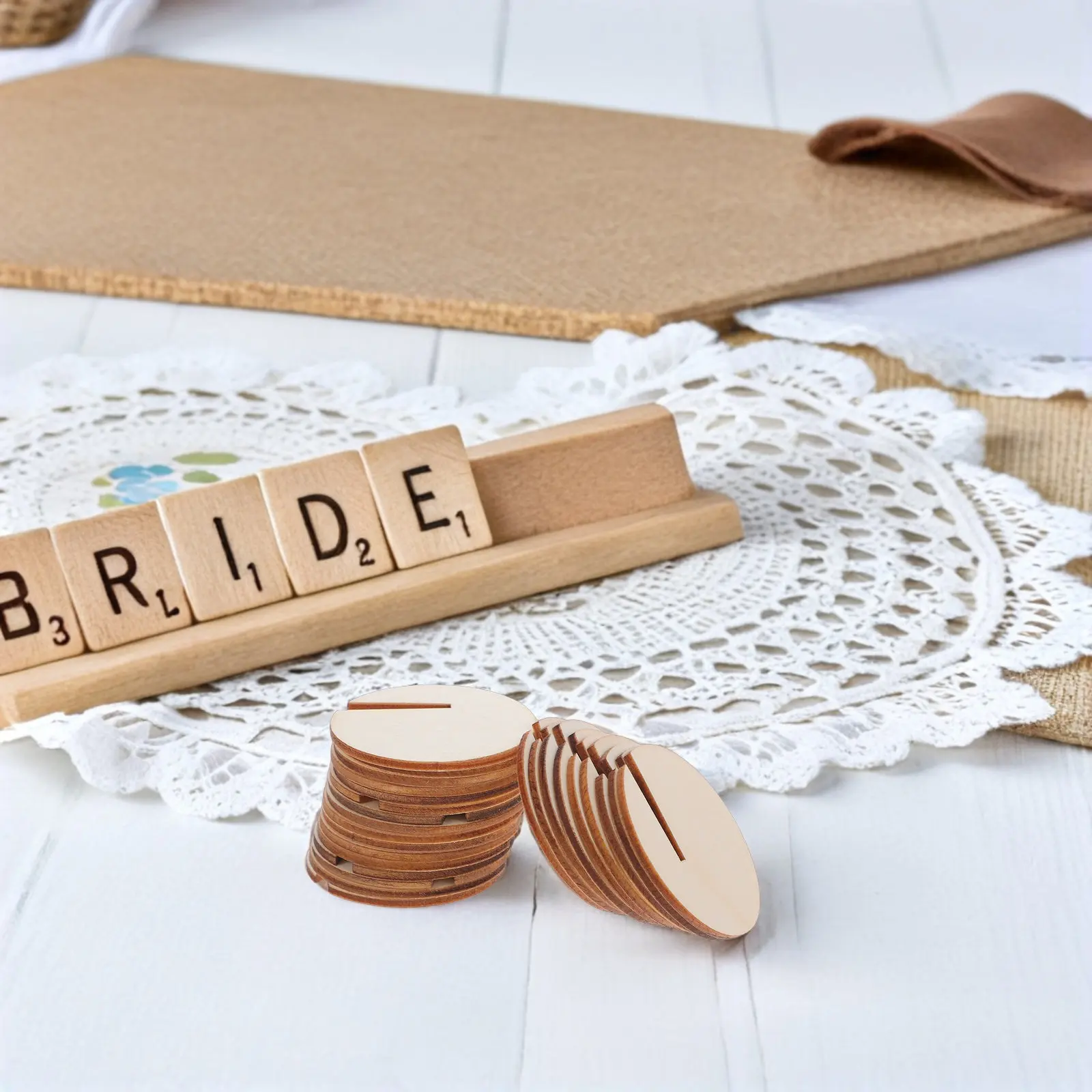 

120Pcs Wooden Round Drink Markers Blank Wood Tags for Weddings Parties Bars Restaurants Rustic Drink Identifiers Wine Glass