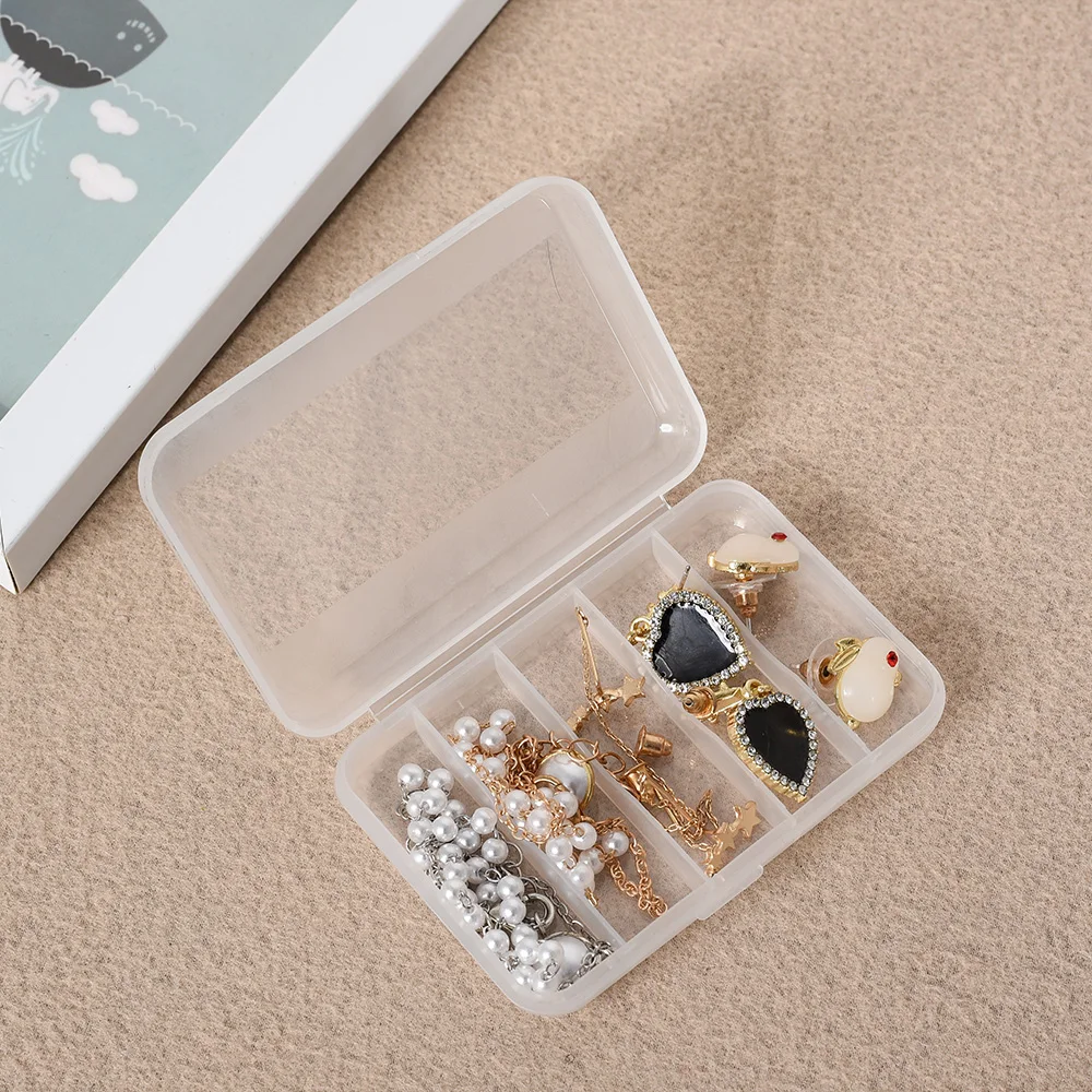 30pcs/pack Small Plastic Transparent Storage Box for Jewelry Container Case Home DIY Beads Crafts Package Clear Cases Boxes