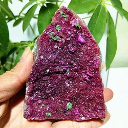 Natural Stone Cobaltocalcite Pink Crystal Raw Rock Mineral Specimen Room Decor Feng Shui Ornaments Chakras Reiki Healing Stones