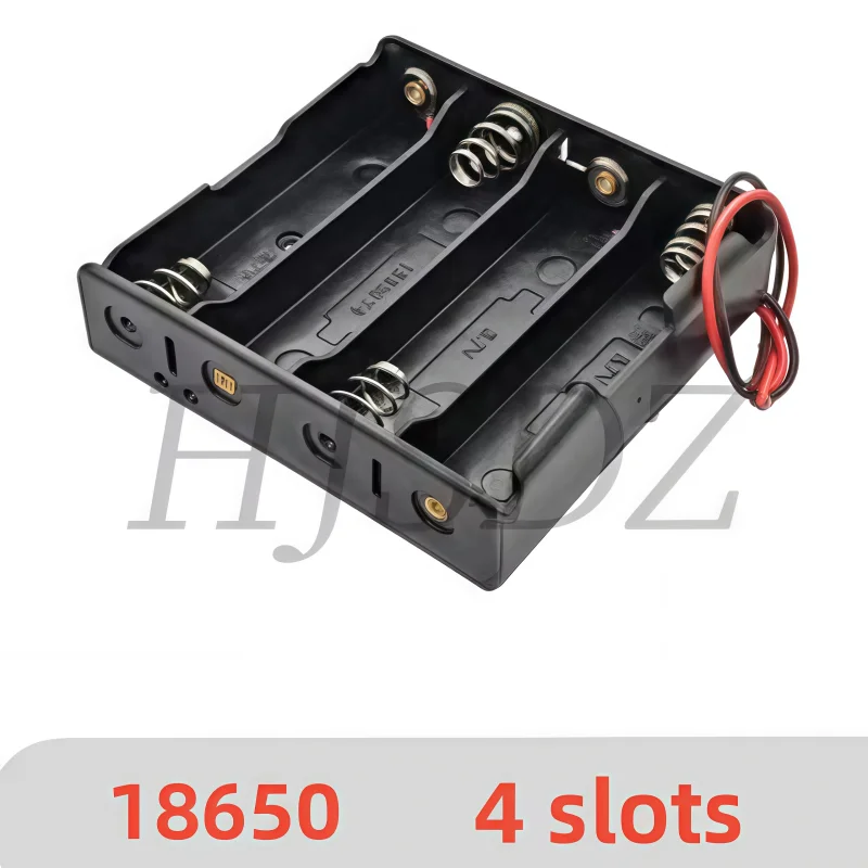 Battery Case18650 Lithium Battery Seat With Cover Is In Series 1/2/3/4/section Without Welding Charge