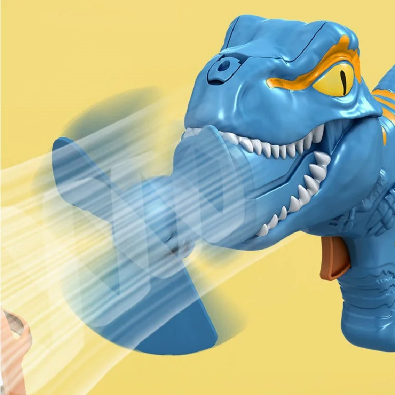 Kids Viral Dinosaur Bubble Machine with Fan Soap Liquid Blower Spinning Windmill USB Rechargeable for Beach Park Party Favors