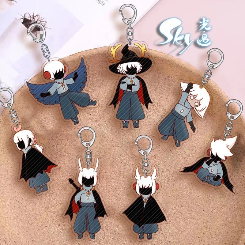 Sky：Children of The Light Fantasy Figurines Kakashi Lamel Q-version Cute Cartoon Keychain Creative Exclusive Design Present