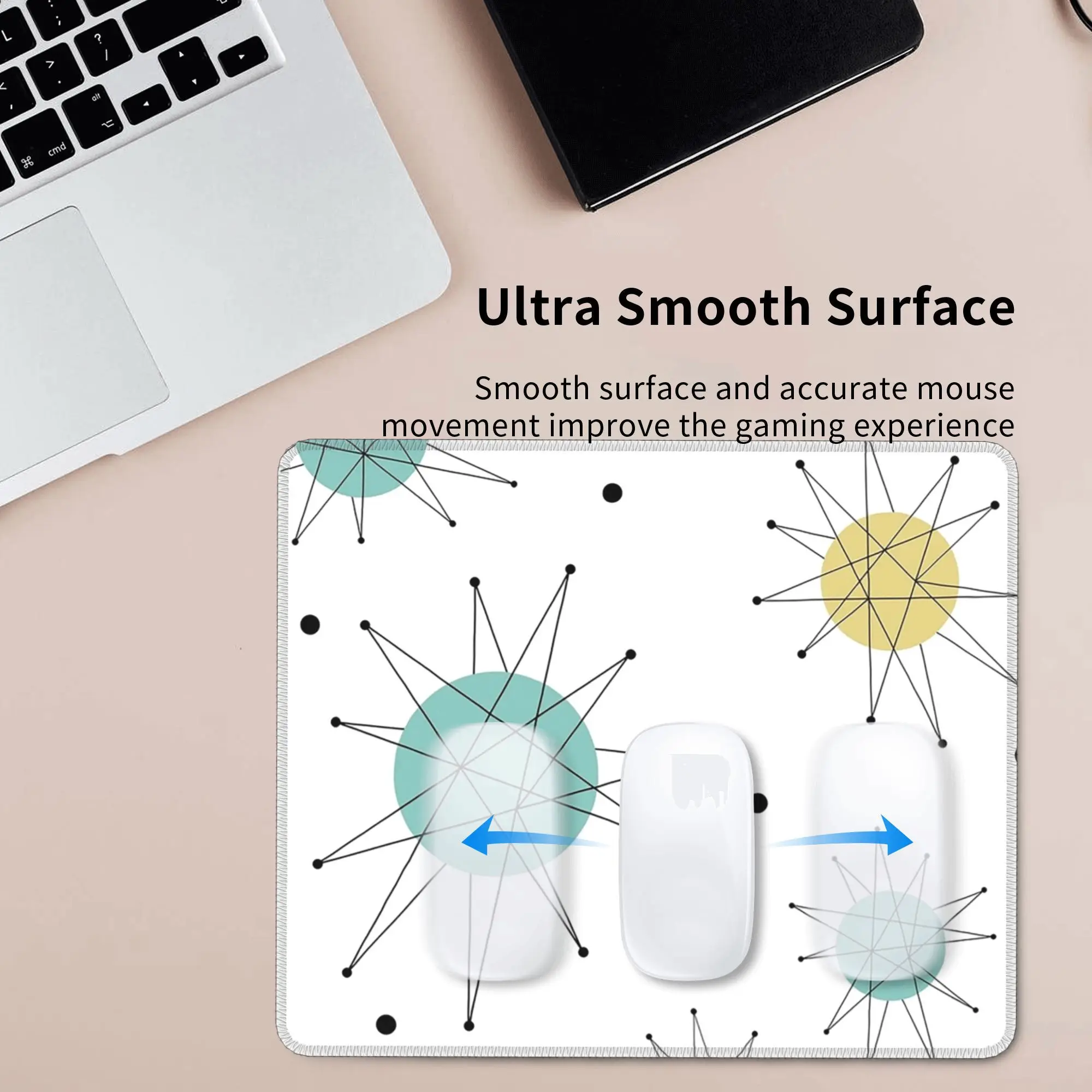 فرانسيسكان ستاربرست منتصف القرن العصر الذري ماوس الوسادة الكمبيوتر لوحة المفاتيح ماوس حصيرة ألعاب الكمبيوتر المحمول حصيرة مكتبية الجدول الحصير