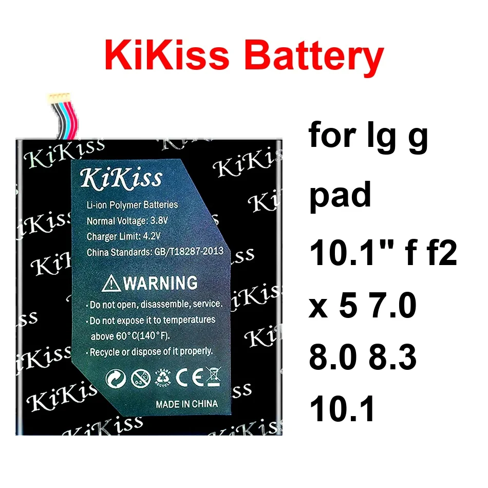 

Tablet Battery Durable BL-T13 BL-T12 BL-T14 3550-12000Mah For LG G Pad 10.1" F F2 X 5 7.0 8.0 8.3 10.1