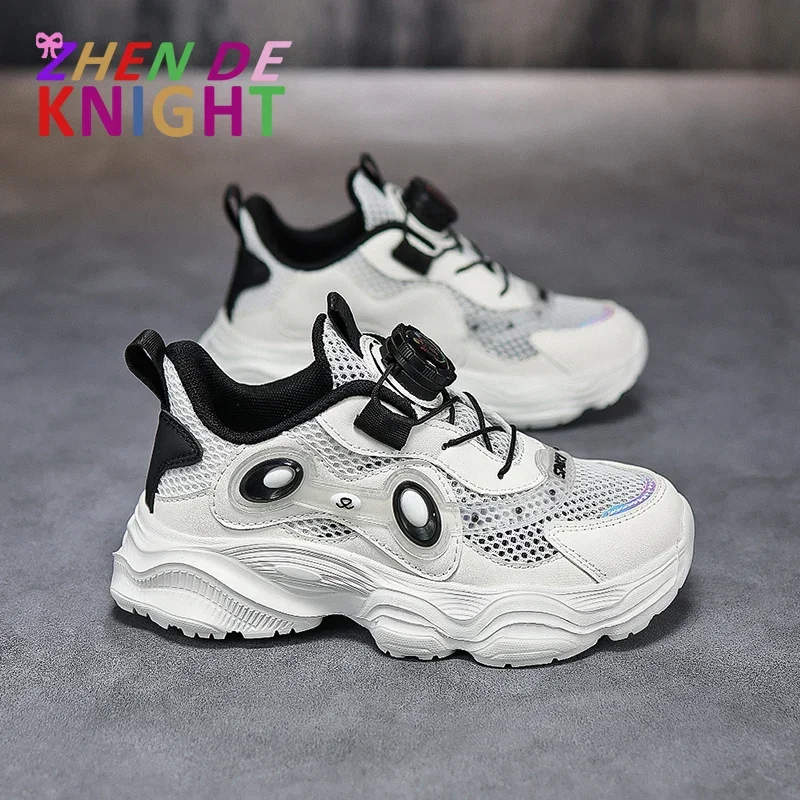 

Дышащая детская спортивная обувь с сеткой, детские кроссовки для бега, нескользящая удобная повседневная обувь для отдыха на мягкой подошве для мальчиков и девочек