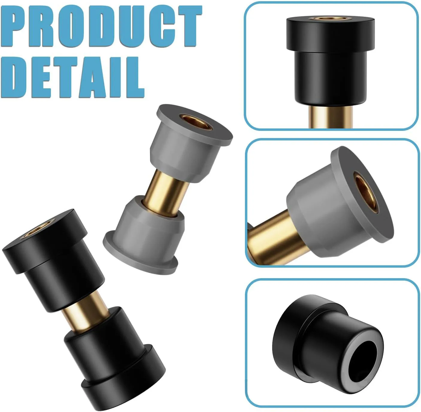 

Втулки задней подвески, износостойкий комплект полиуретановых втулок, втулки передней подвески, устойчивые к коррозии, для Club Car A