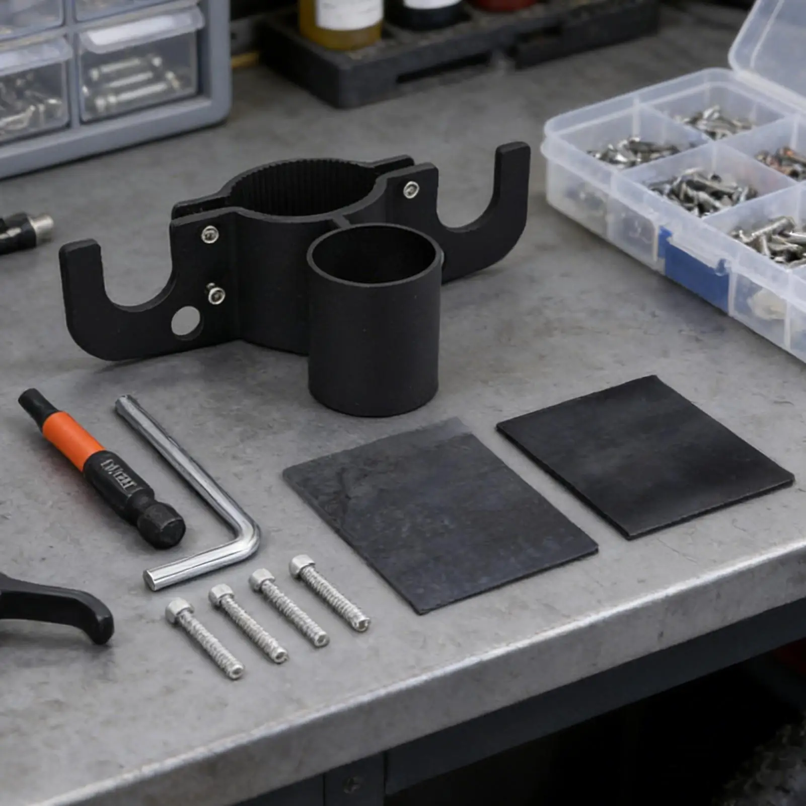 

Towing Organizer 7 Way Waterproof Aluminum Alloy RV Accessories for Travel Trailers Outside for Car SUV Truck Van RV Camper